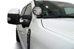 Ford Super Duty F250 Ditch Light Brackets - Driver/Passenger Side Pair - Addictive Desert Designs - Hammer Black - `23-`27 Ford Super Duty F250 Ditch Light Brackets - Driver/Passenger Side Pair - Addictive Desert Designs - Hammer Black - `23-`27